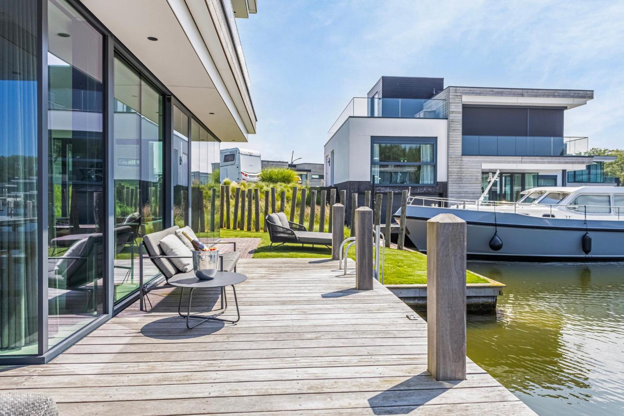 Lake House With Dock At Lake Veere, Zeeland Arnemuiden Ngoại thất bức ảnh