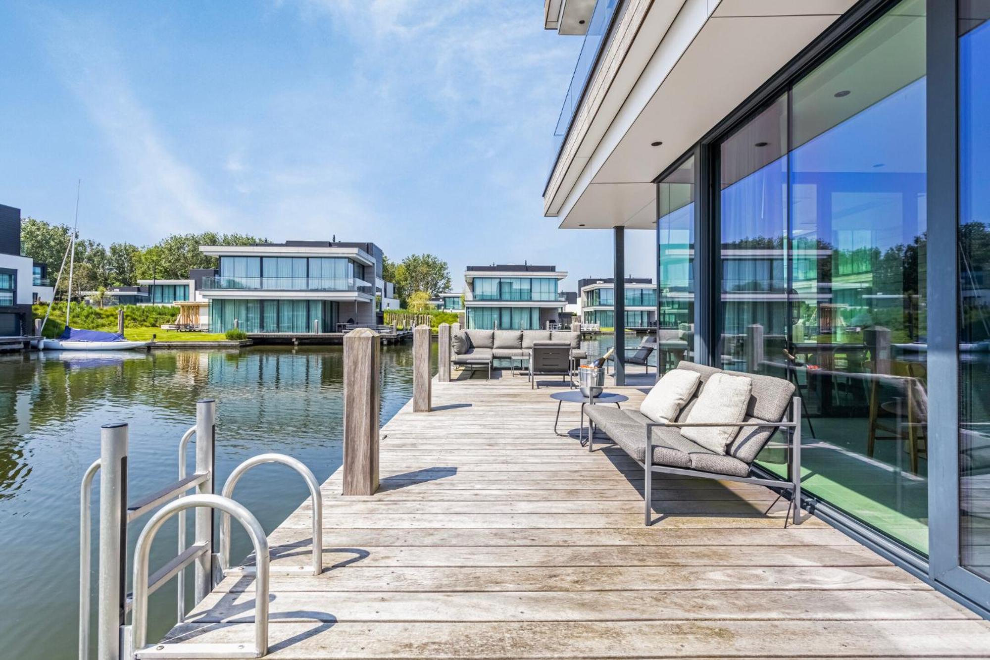 Lake House With Dock At Lake Veere, Zeeland Arnemuiden Ngoại thất bức ảnh