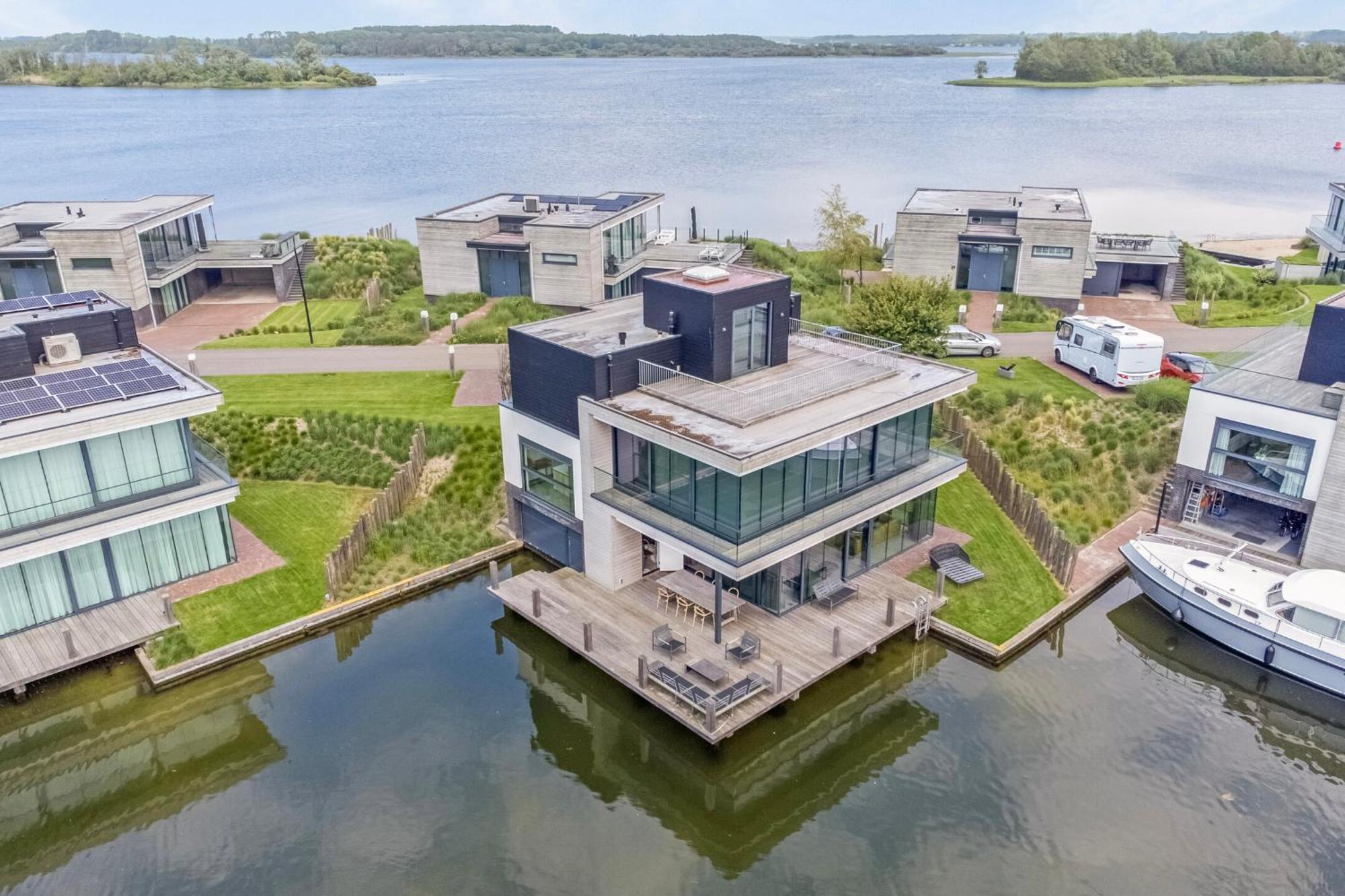 Lake House With Dock At Lake Veere, Zeeland Arnemuiden Ngoại thất bức ảnh